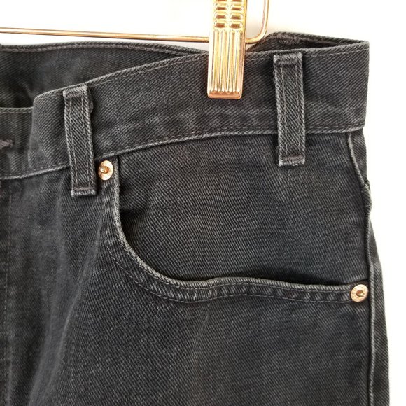 LEVI'S 505 Regular straight fit black jean - Picture 4 of 7